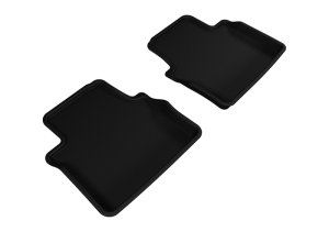 Cadillac CTS Floor Mats (2) - Rear - 3D MAXpider - Kagu Series - Black - `14-`19 Cadillac CTS Floor Mats (2) - Rear - 3D MAXpider - Kagu Series - Black - `14-`19